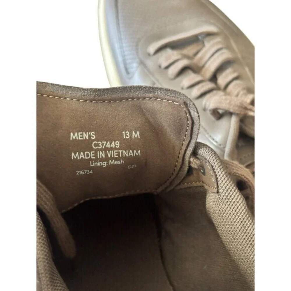 Cole‎ Haan Grand Crosscourt Men’s Perforated Sneakers Morel Oat Scarab Size 13